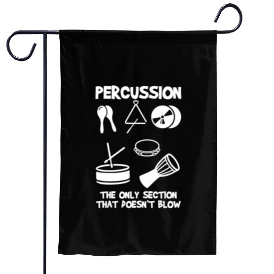 Drummer Marching Band Orchestra Percussion Garden Flags