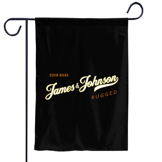 James & Johnson Denim Co Garden Flags