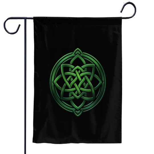 St Patricks Day Celtic Knot Irish Scottish Symbol Garden Flags