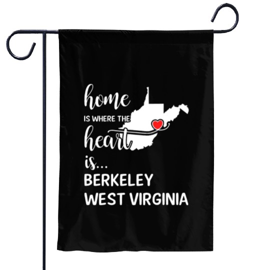 Berkeley County West Virginia Is Where My Heart Is Garden Flags