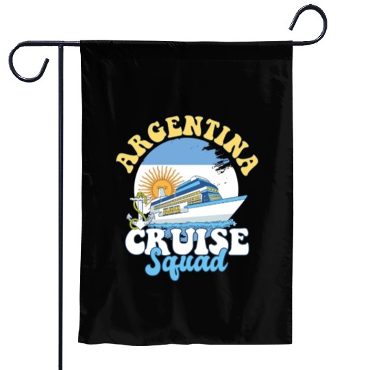 Argentina Cruise Squad Family Vacation Trip Garden Flags