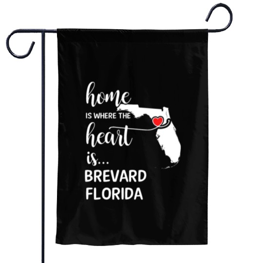 Brevard County Florida Is Where My Heart Is Cool Garden Flags
