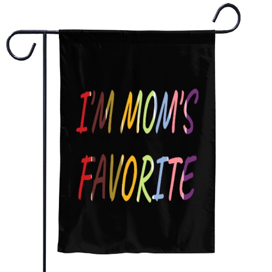 Nice I'm Mom's Favorite.Colorful Family Gift Garden Flags