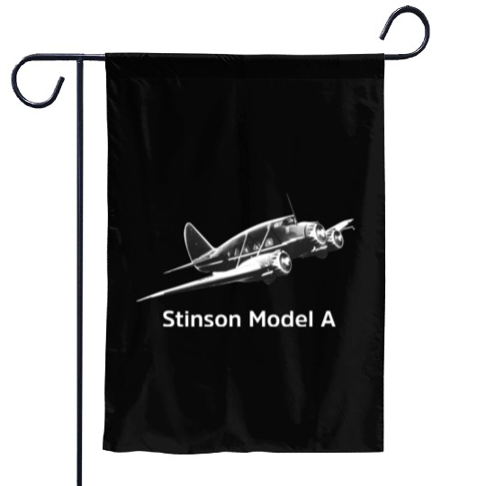 Stinson Model Aircraft Garden Flags