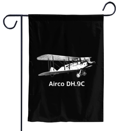 Airco DH.9C Aircraft model Garden Flags