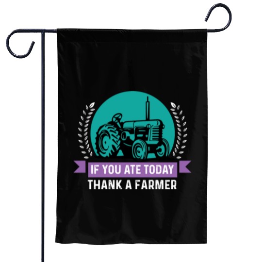 Thank a Farmer Thankful Person Gift Garden Flags