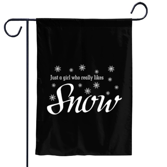 Snow Winter Snowflake Snowflakes Garden Flags