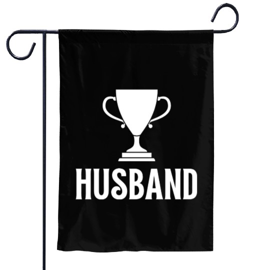 Trophy Husband Essential Garden Flags
