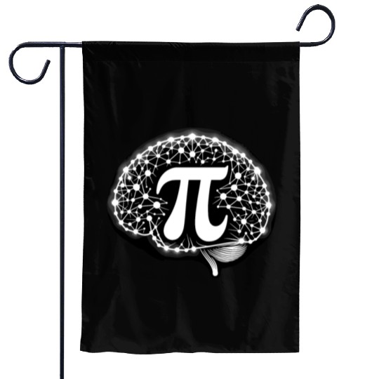 Funny Pi Day 2024 3,14 Pi Number Symbol Math Garden Flags