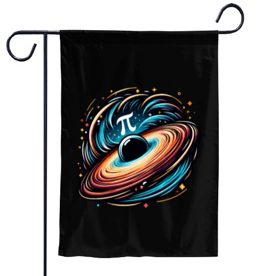 Funny Pi Day 2024 3,14 Pi Number Symbol Math Garden Flags