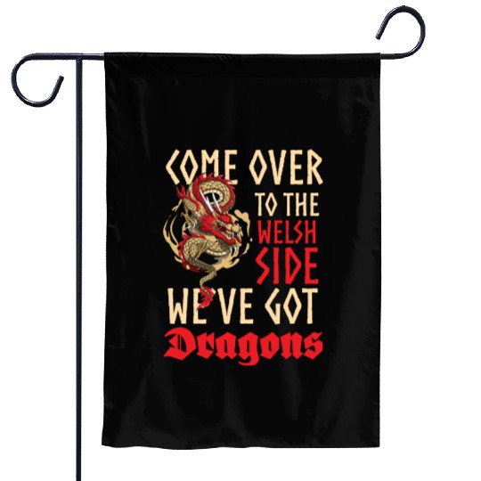 Dragon Middle Ages Fire Garden Flags