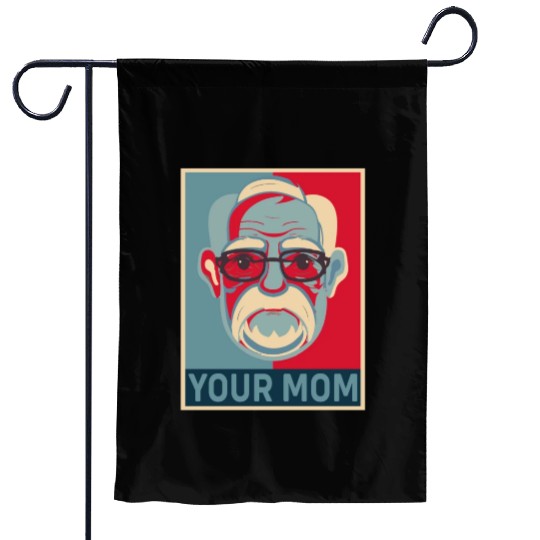Funny Sigmund Freud Psychology Psychologist Garden Flags