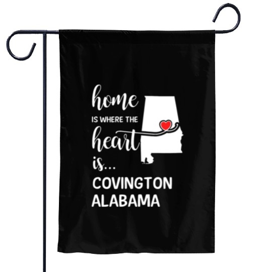 Covington County Albm Is Where My Heart Is Cool Garden Flags