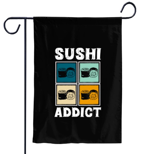 Sushi Delicious Kawaii Cuisine Garden Flags