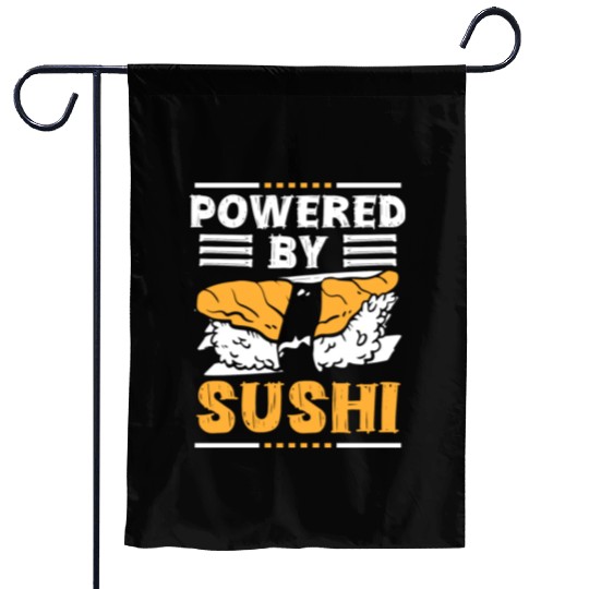 Japanese Roll Maki Cuisine Garden Flags