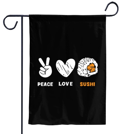 Japan Delicious Maki Chopsticks Garden Flags