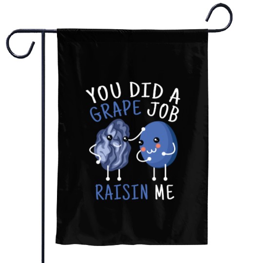 Grape Job Raisin Grapes Garden Flags