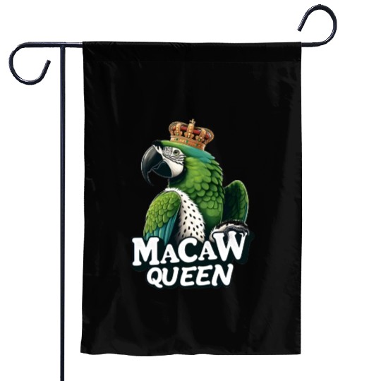 Green Macaw Ornithologist Macaw Queen Garden Flags