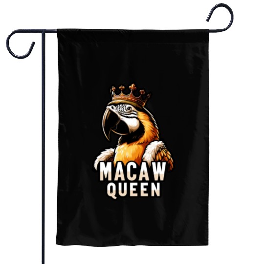 Blue Gold Macaw Ornithologist Macaw Queen Garden Flags