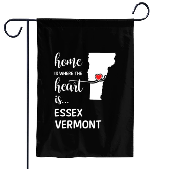 Essex County Vermont Is Where My Heart Is Gift Garden Flags