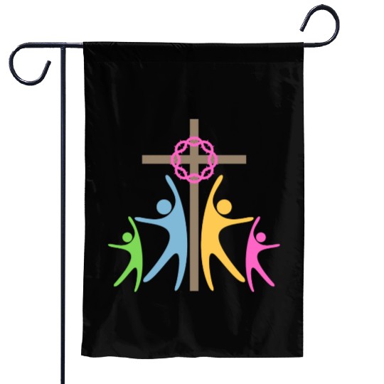 divine unity church Garden Flags