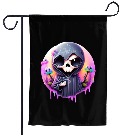 Grim Reaper Garden Flags