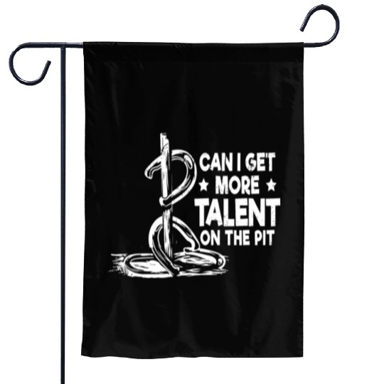 Funny Horseshoe Pitching Garden Flags
