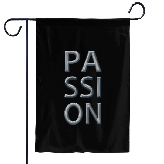 Passion grey Garden Flags