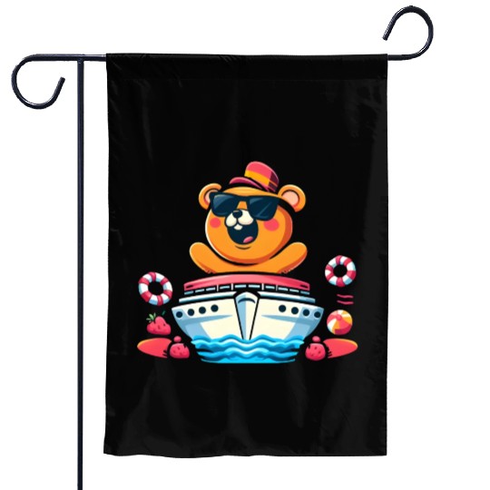 Funny Cruise Garden Flags