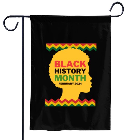 Strength in Diversity Black History Month February Garden Flags