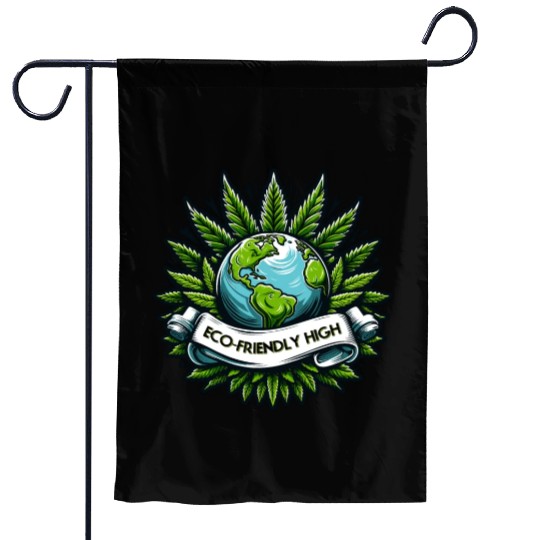 "Eco-Friendly High": Earth & Cannabis Unity Garden Flags
