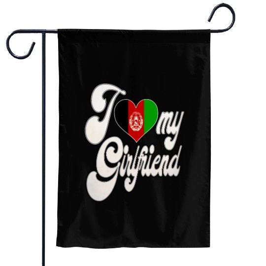 AfghanI Love My Afghanistan Girlfriend Garden Flags