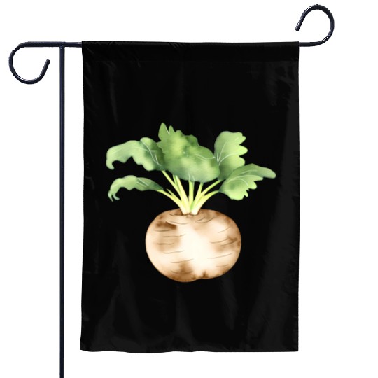 Fresh Turnip Garden Flags