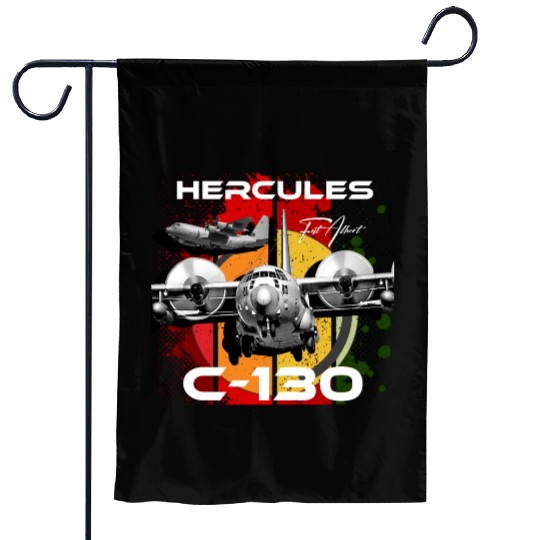 C-130 Hercules Military Aircraft Garden Flags