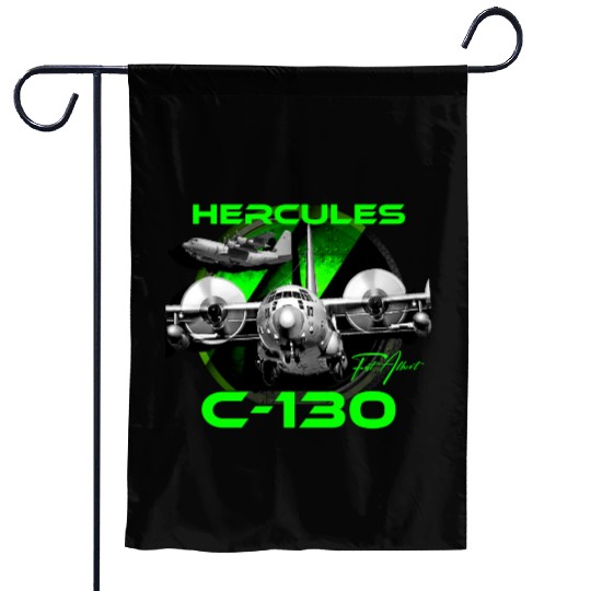 C-130 Hercules Military Aircraft Garden Flags