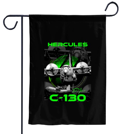 C-130 Hercules Military Aircraft Garden Flags