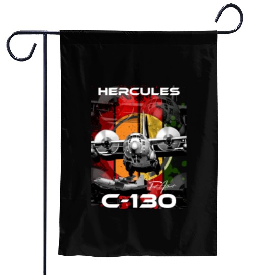 C-130 Hercules Military Aircraft Garden Flags