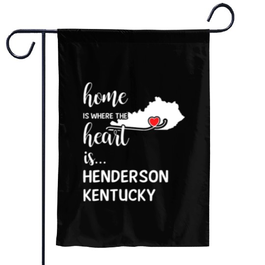 Henderson County Kentucky Is Where My Heart Is Garden Flags
