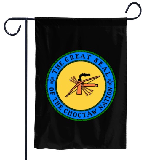 The Great Seal of Choctaw Nation of Oklahoma Garden Flags