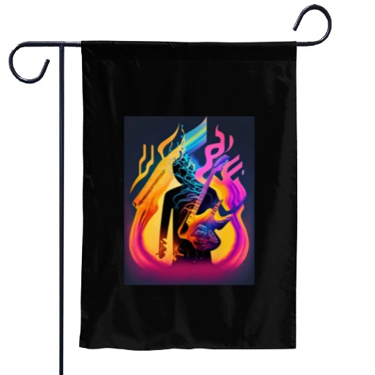 Dance Through Spectrum Immerse in Color and sound Garden Flags