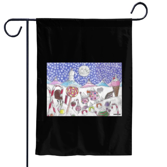 The Nutcracker Christmas Candy Land Garden Flags