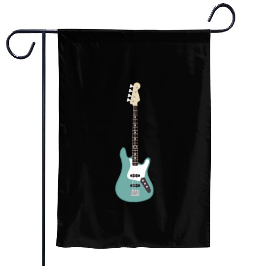 Seafoam Green Bass Garden Flags