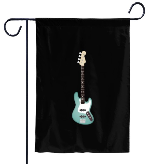 Seafoam Green Bass Garden Flags