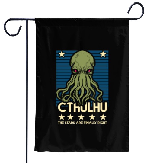Cthulhu 1Cthulhu! The Stars are finally right! Garden Flags