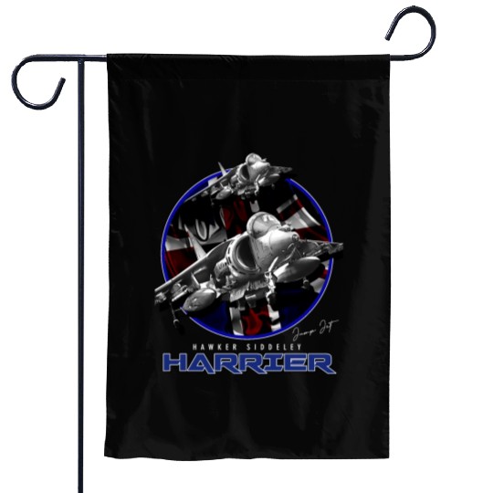 Harrier Jump Jet Royal Air Force Fighterjet Garden Flags