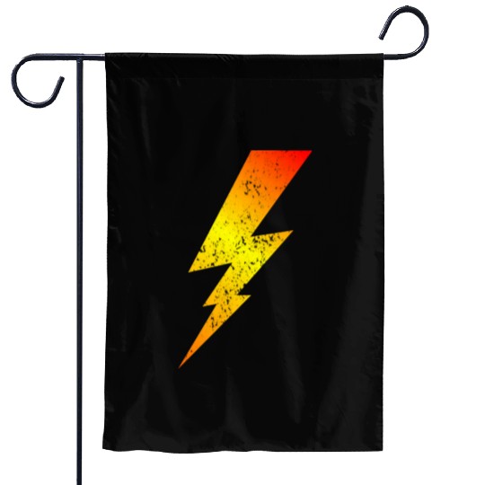 Fire Bolt Lightning | Bolt Graphic Garden Flags