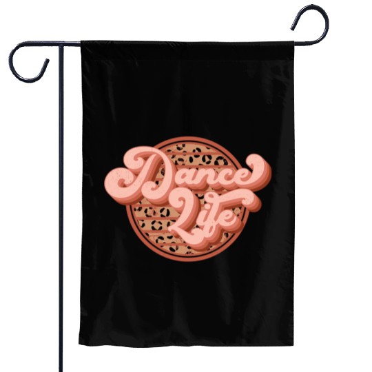 Leopard Dance Garden Flags