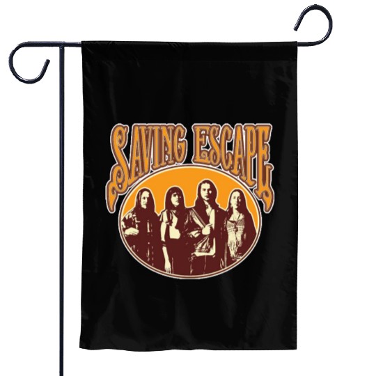 Saving Escape band concert temp Garden Flags