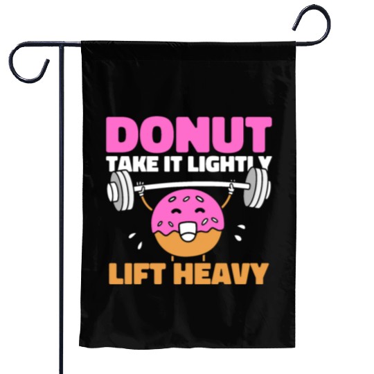 Fitness Donut Donut Gym Garden Flags