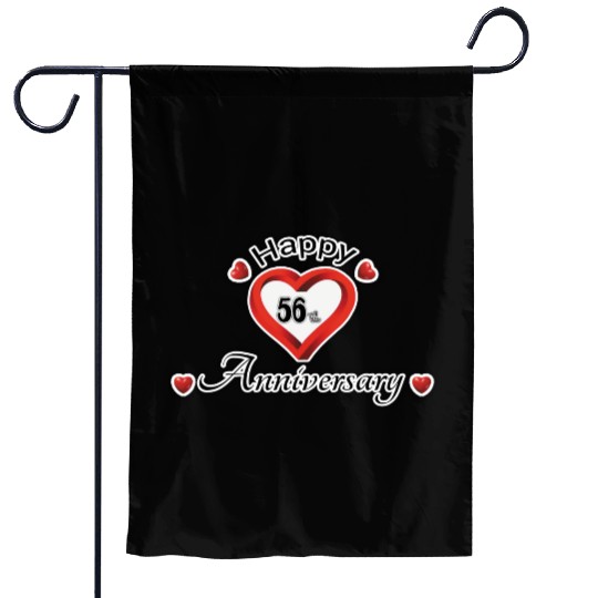 anniversary 56th Garden Flags
